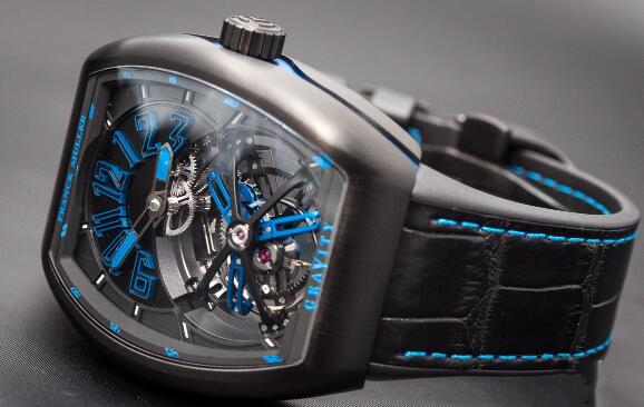 FRANCK MULLER V 45 T GR CS BR NR B Gravity Blue Replica Watch